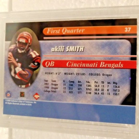 1999 COLLECTOR'S EDGE AKILI SMITH ODYSSEY #37 MINT 9 - Picture 5 of 8